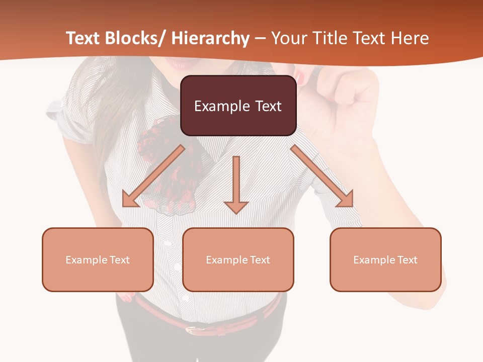 Body Girl Office PowerPoint Template