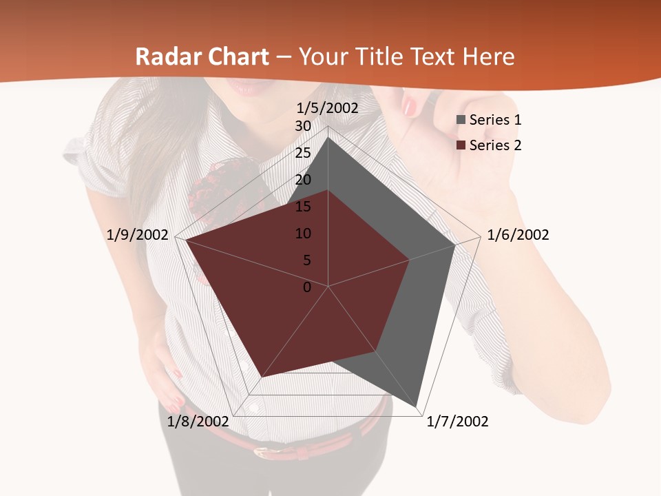 Body Girl Office PowerPoint Template