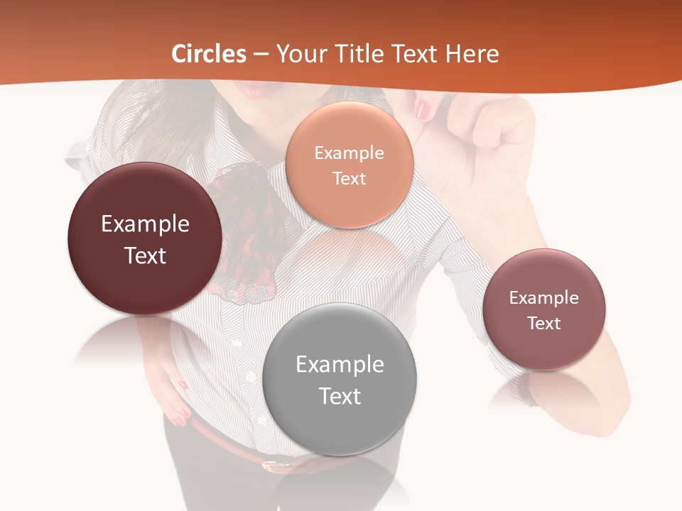 Body Girl Office PowerPoint Template