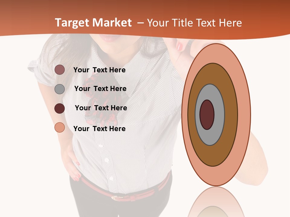 Body Girl Office PowerPoint Template