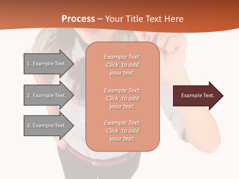 Body Girl Office PowerPoint Template