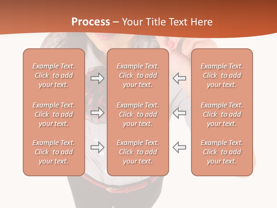 Body Girl Office PowerPoint Template