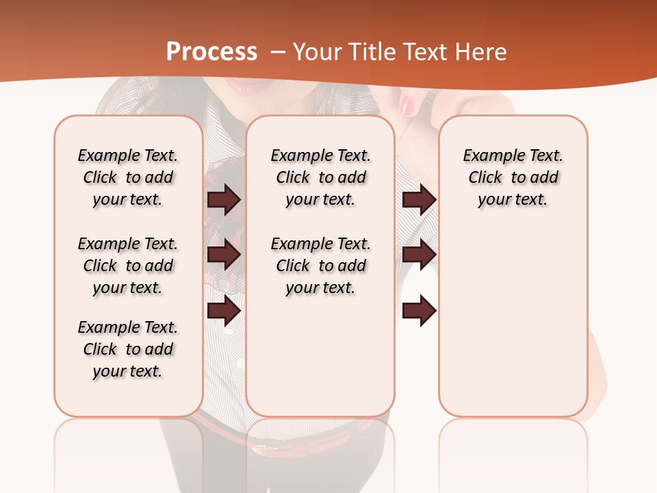 Body Girl Office PowerPoint Template