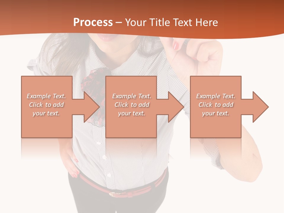 Body Girl Office PowerPoint Template