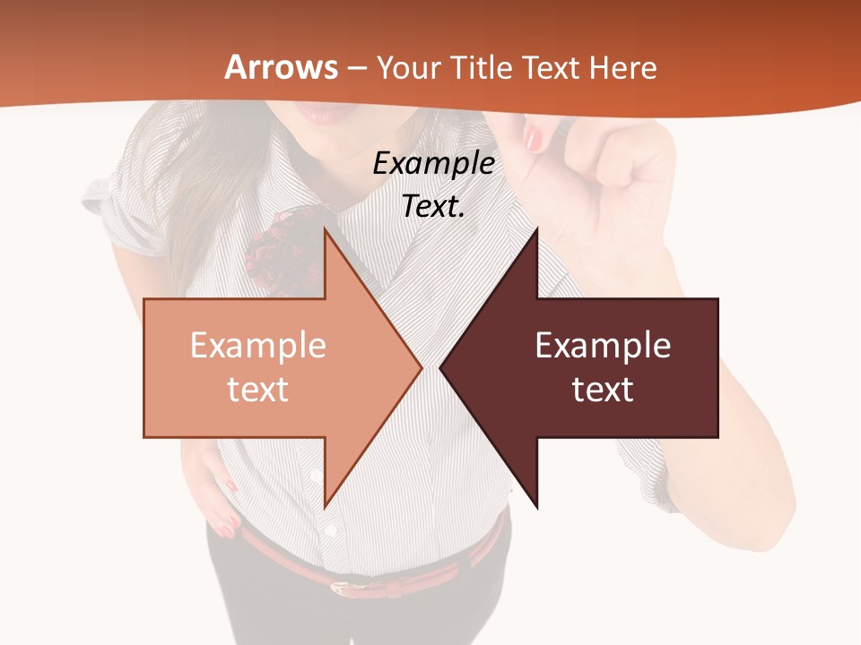 Body Girl Office PowerPoint Template