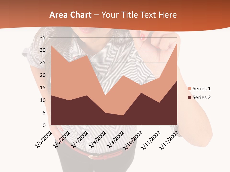 Body Girl Office PowerPoint Template
