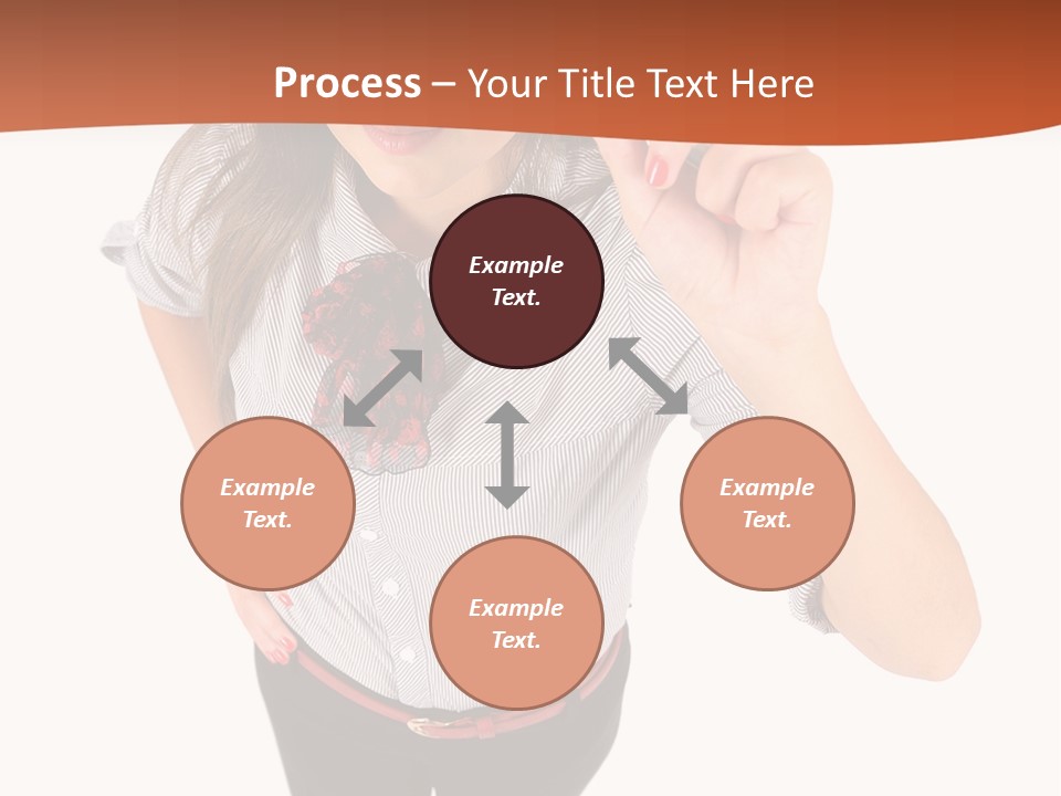 Body Girl Office PowerPoint Template