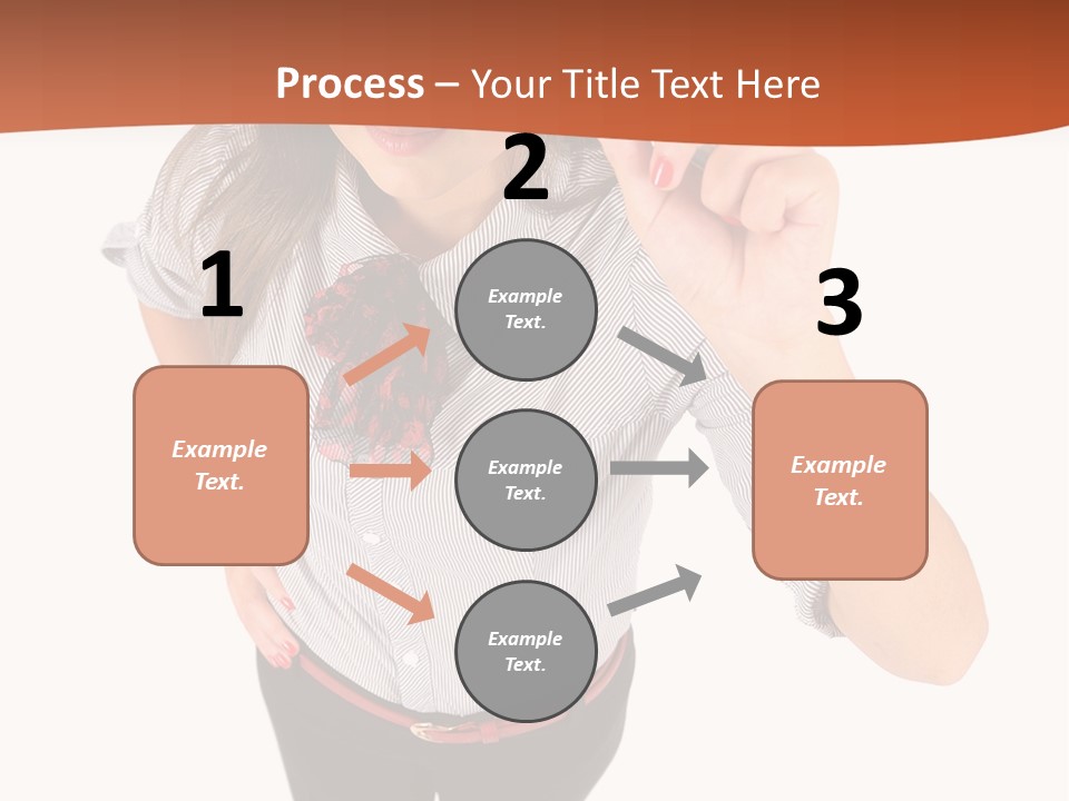 Body Girl Office PowerPoint Template