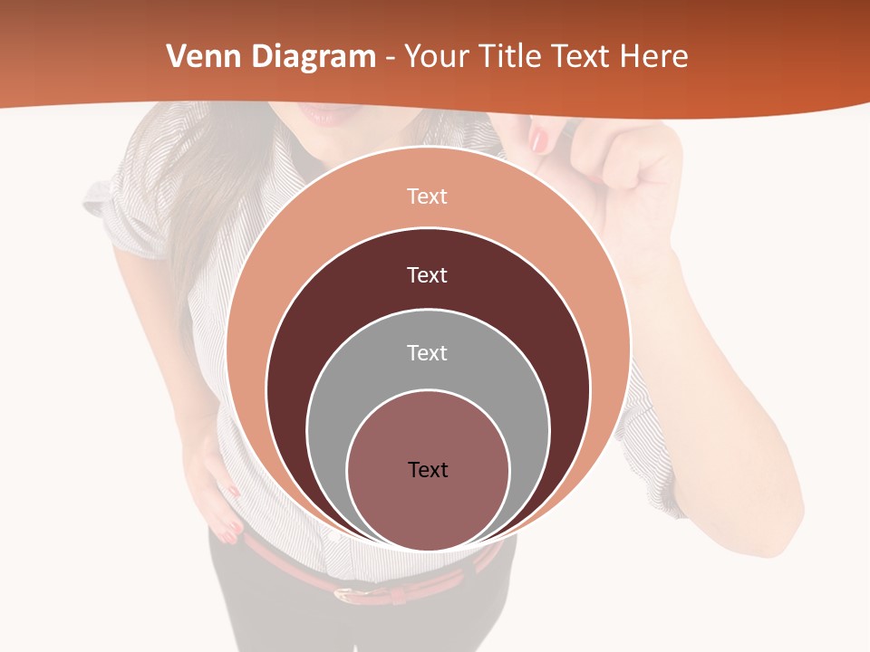 Body Girl Office PowerPoint Template