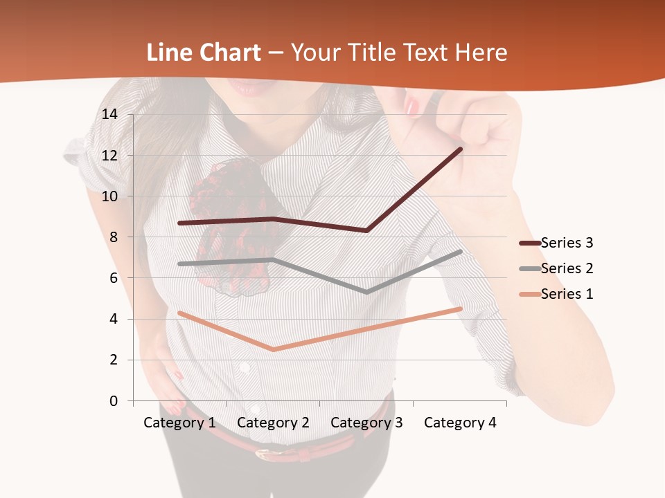 Body Girl Office PowerPoint Template