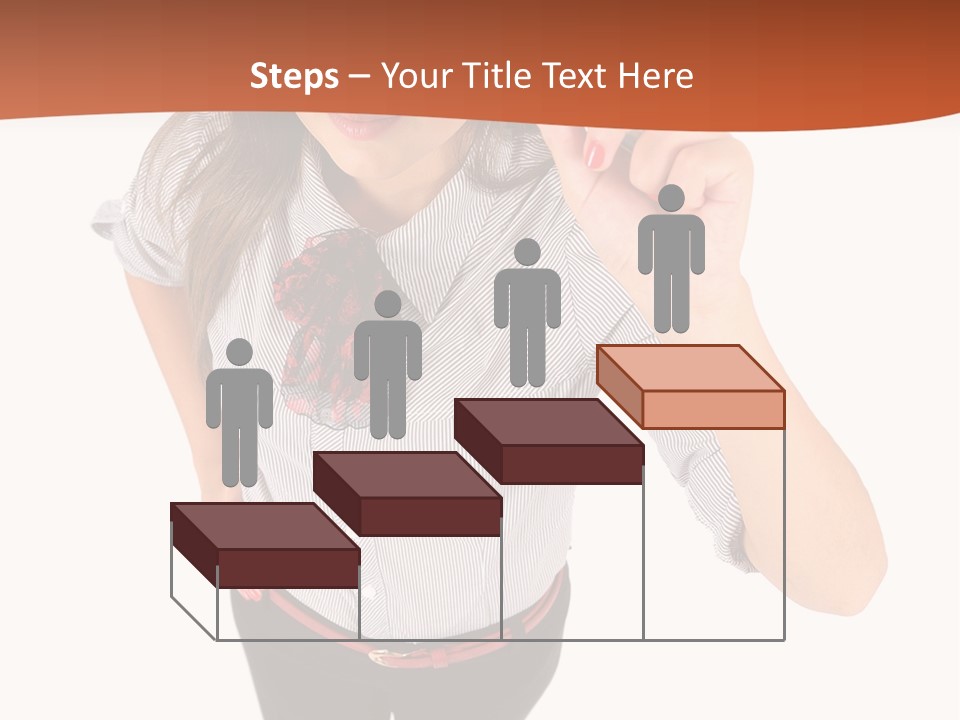 Body Girl Office PowerPoint Template