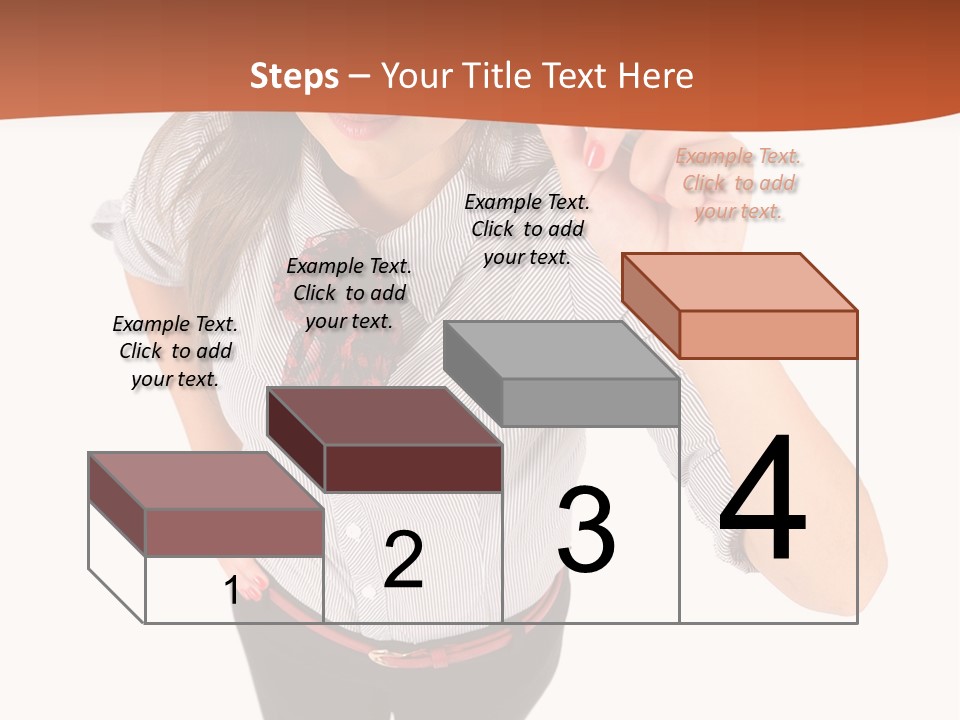 Body Girl Office PowerPoint Template