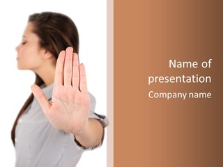 Executive Worker Company PowerPoint Template