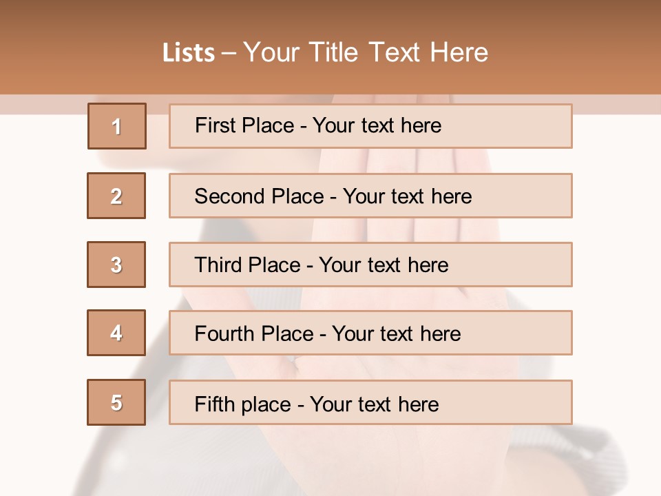 Executive Worker Company PowerPoint Template