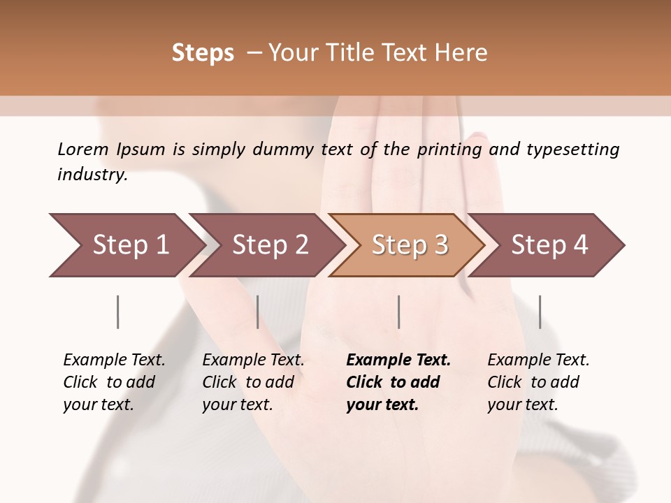Executive Worker Company PowerPoint Template