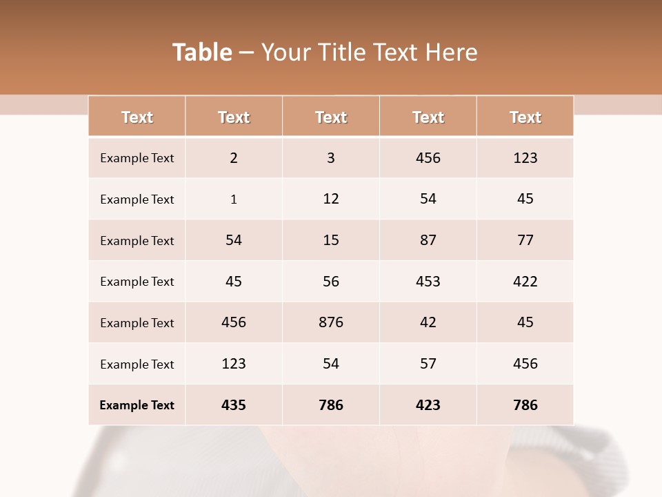 Executive Worker Company PowerPoint Template