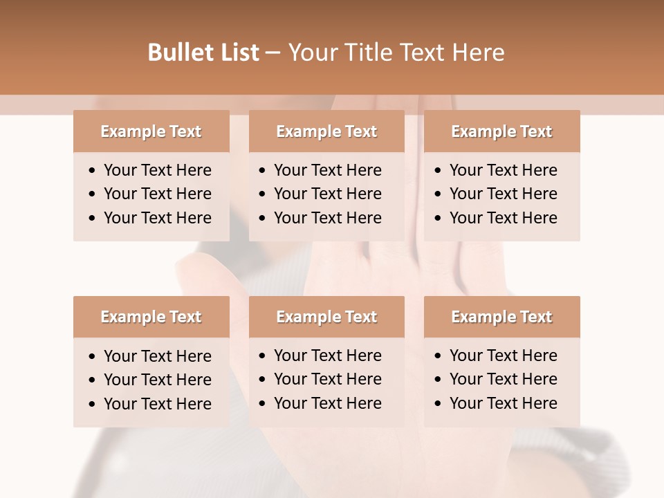 Executive Worker Company PowerPoint Template