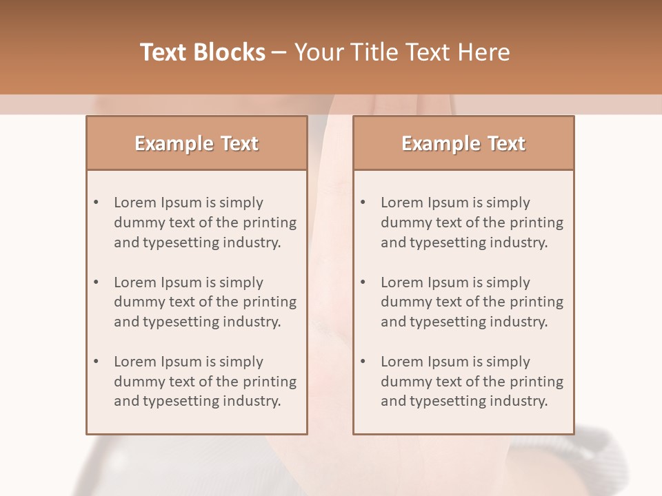 Executive Worker Company PowerPoint Template