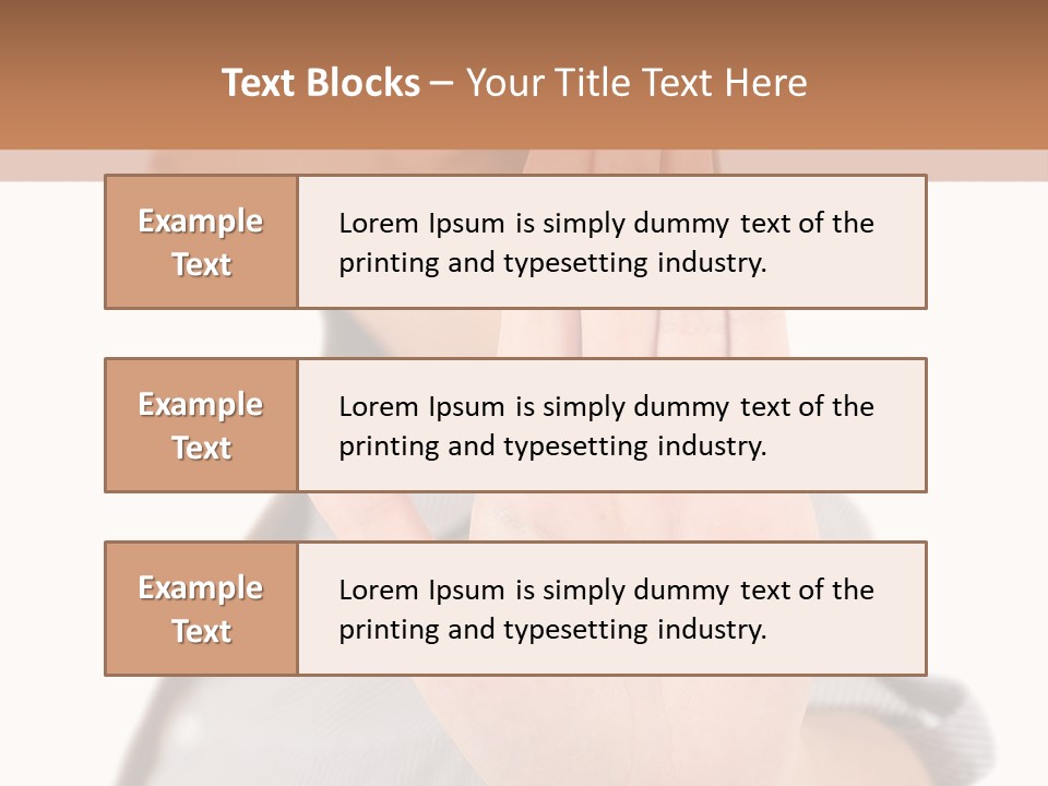 Executive Worker Company PowerPoint Template