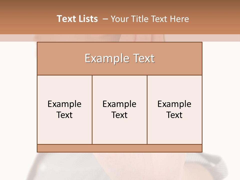 Executive Worker Company PowerPoint Template