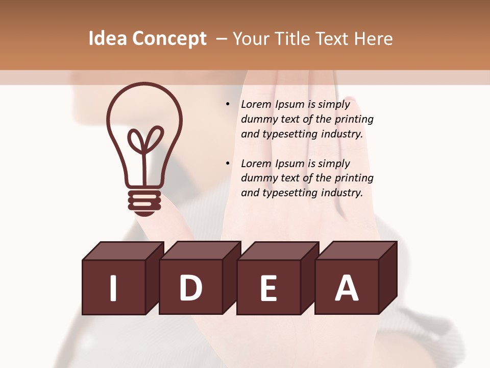 Executive Worker Company PowerPoint Template