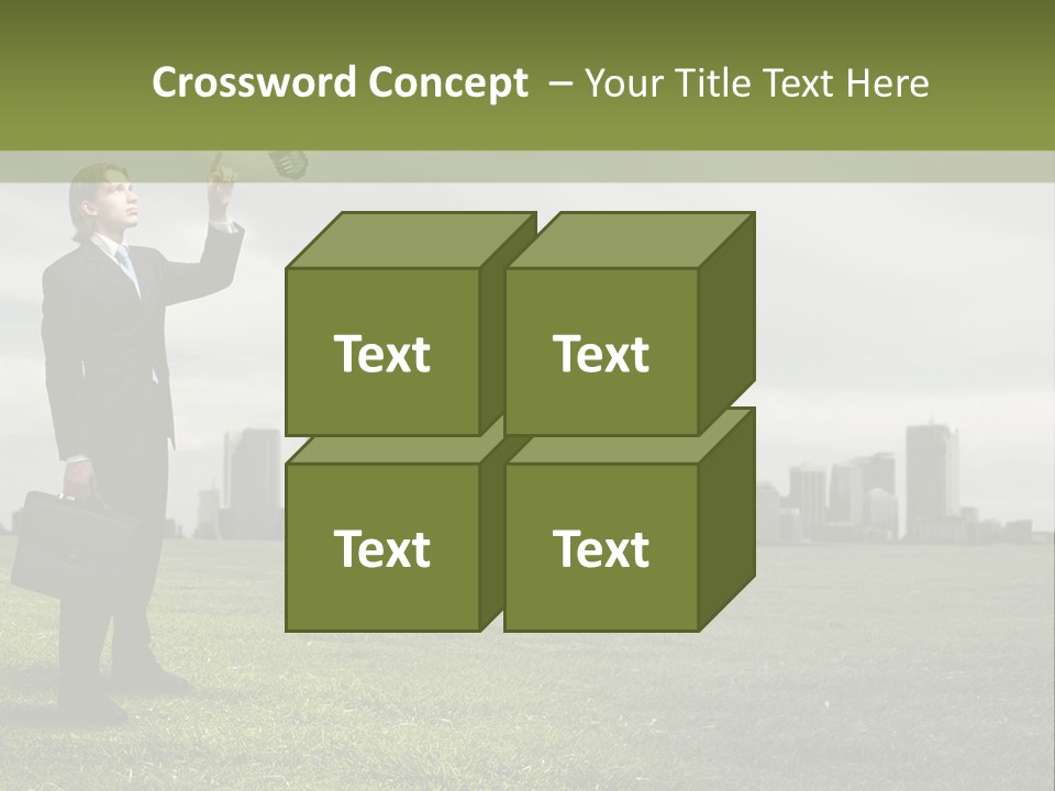 Cloud Creative Hold PowerPoint Template