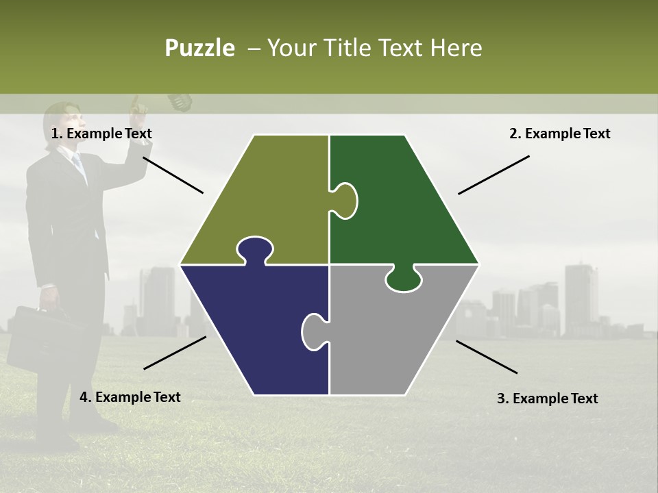 Cloud Creative Hold PowerPoint Template