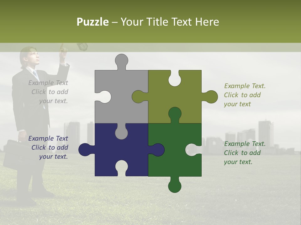 Cloud Creative Hold PowerPoint Template