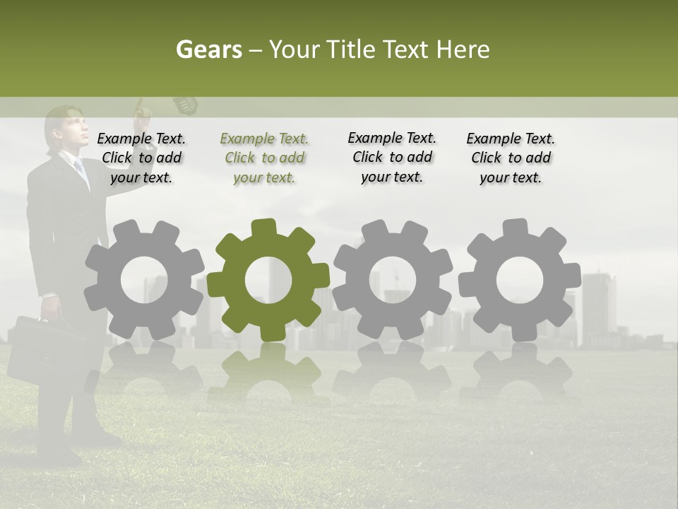 Cloud Creative Hold PowerPoint Template