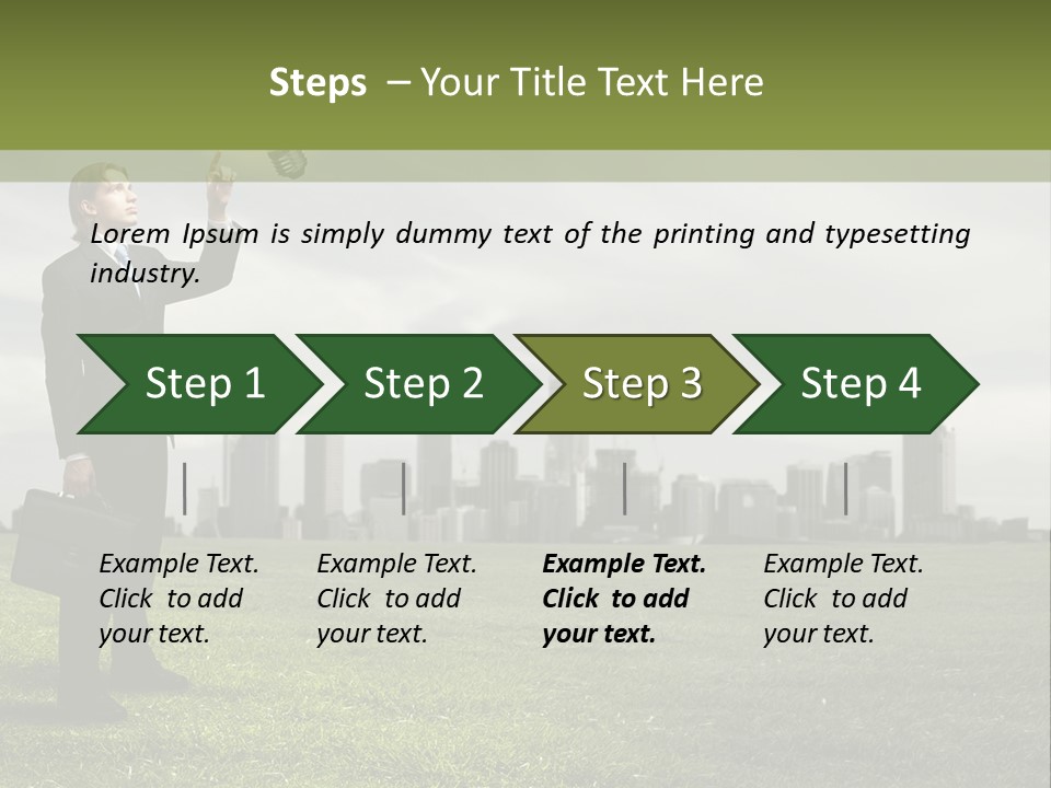 Cloud Creative Hold PowerPoint Template