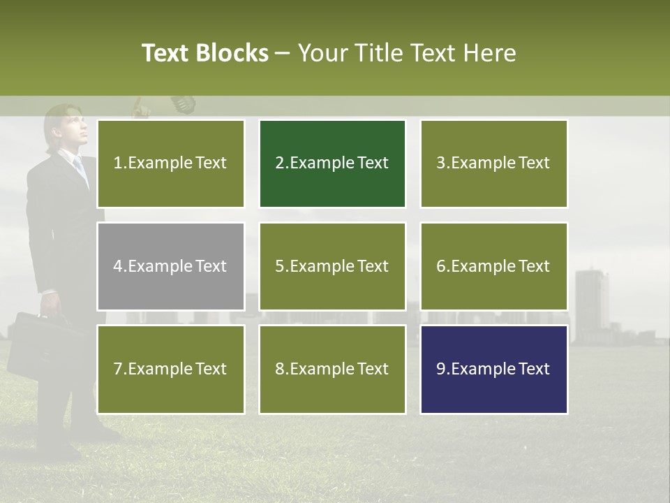 Cloud Creative Hold PowerPoint Template
