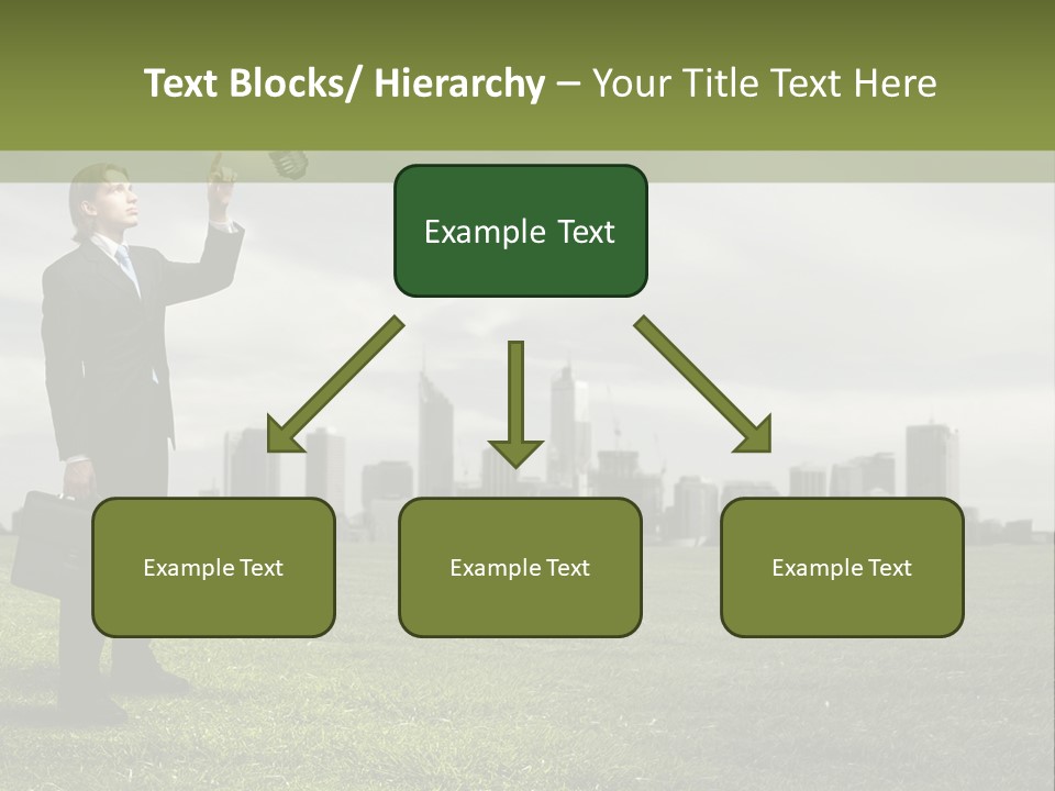 Cloud Creative Hold PowerPoint Template