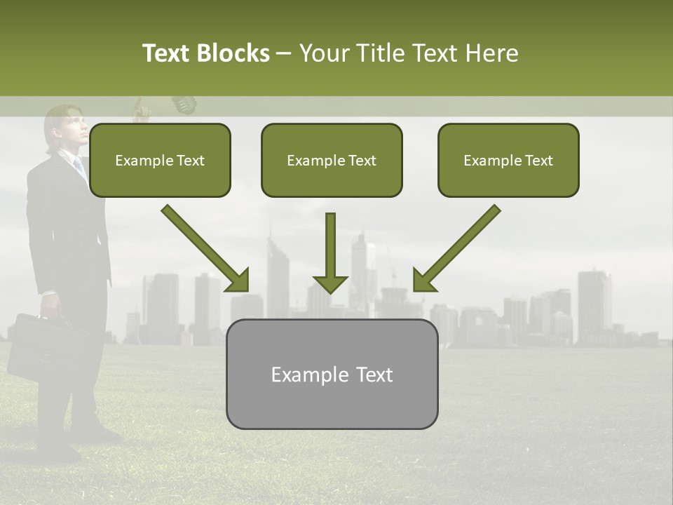 Cloud Creative Hold PowerPoint Template