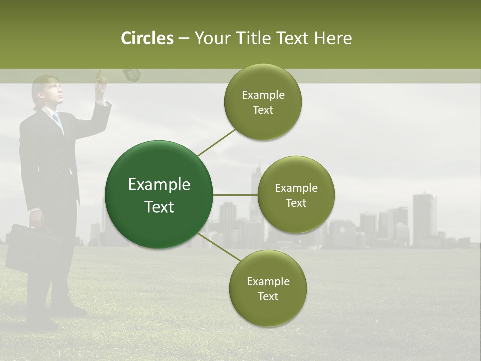 Cloud Creative Hold PowerPoint Template