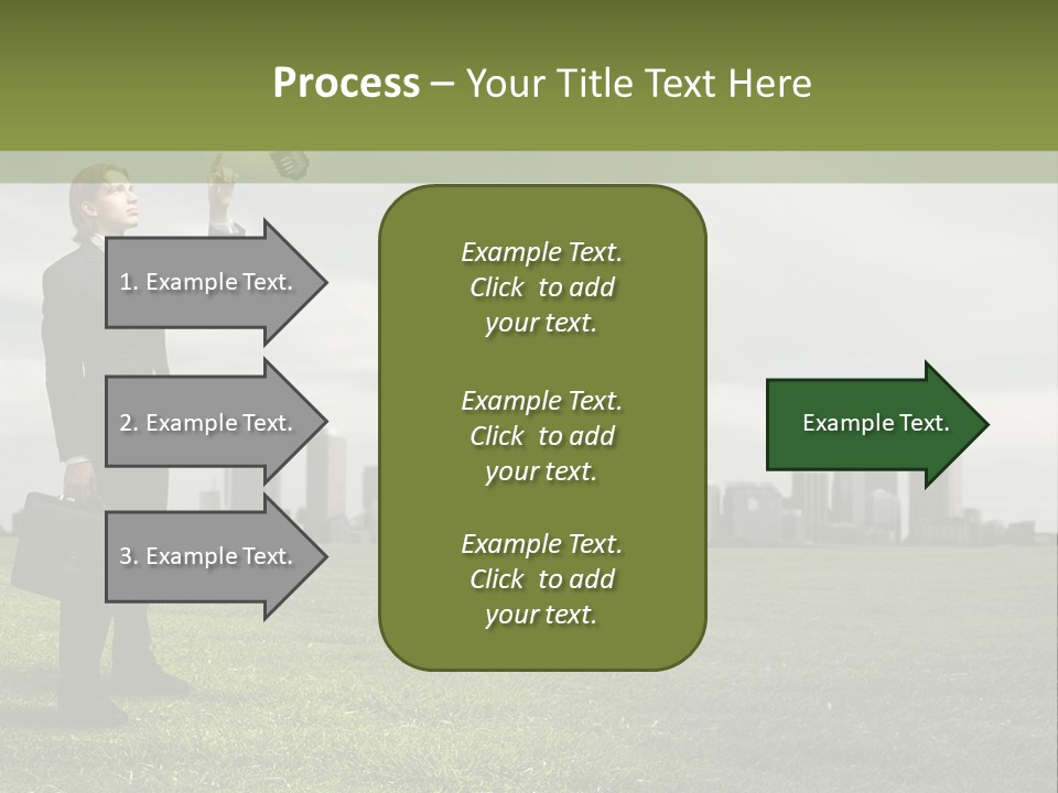 Cloud Creative Hold PowerPoint Template