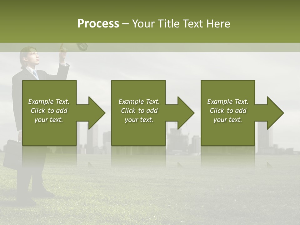 Cloud Creative Hold PowerPoint Template