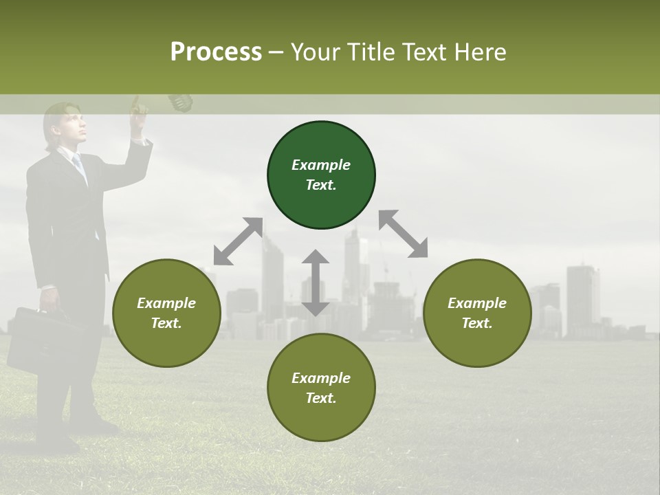 Cloud Creative Hold PowerPoint Template