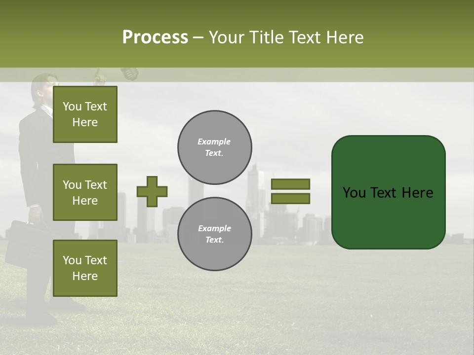 Cloud Creative Hold PowerPoint Template