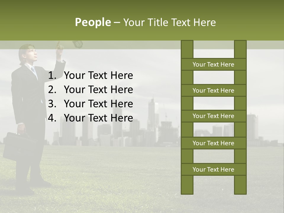 Cloud Creative Hold PowerPoint Template