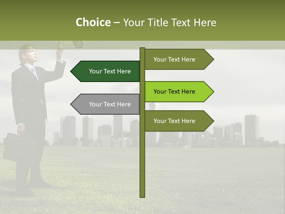 Cloud Creative Hold PowerPoint Template