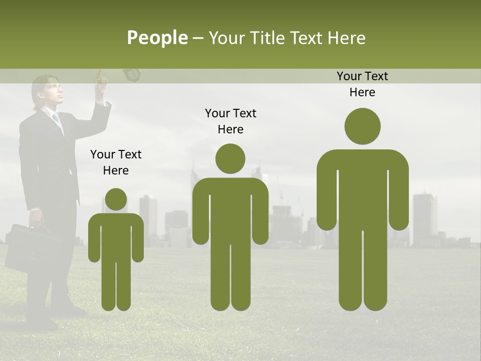 Cloud Creative Hold PowerPoint Template