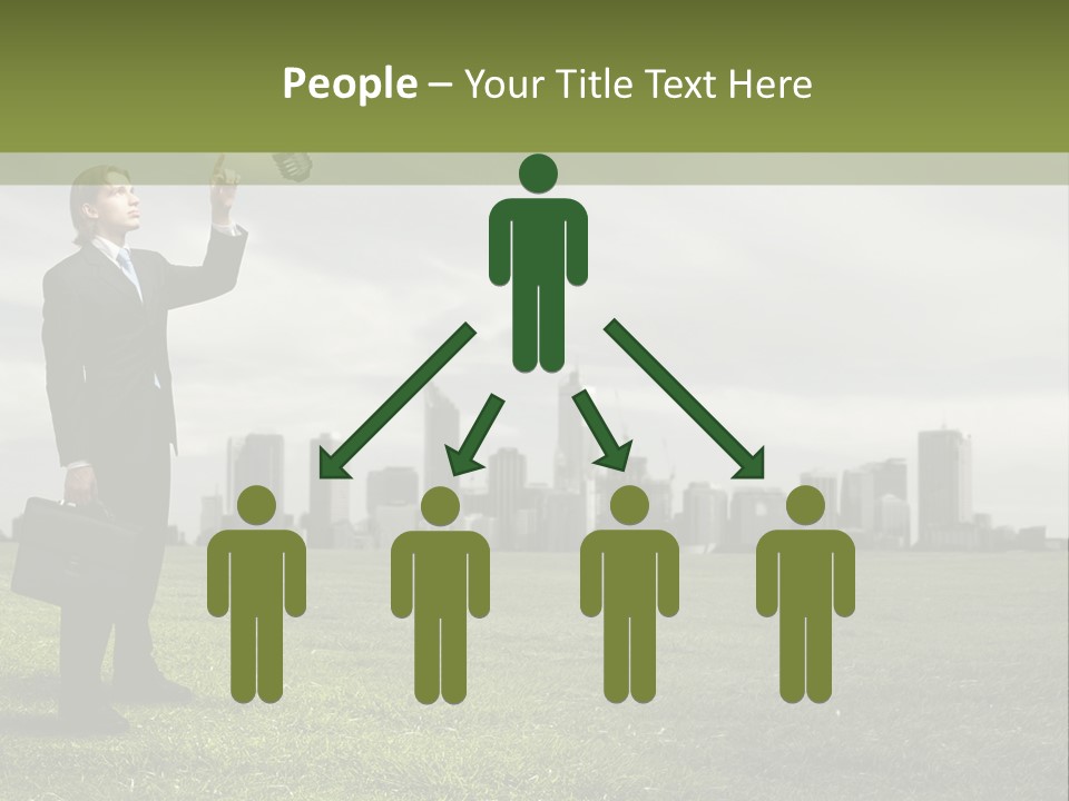 Cloud Creative Hold PowerPoint Template