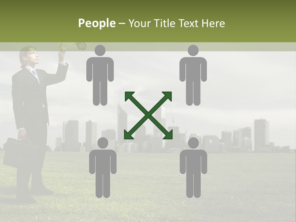 Cloud Creative Hold PowerPoint Template