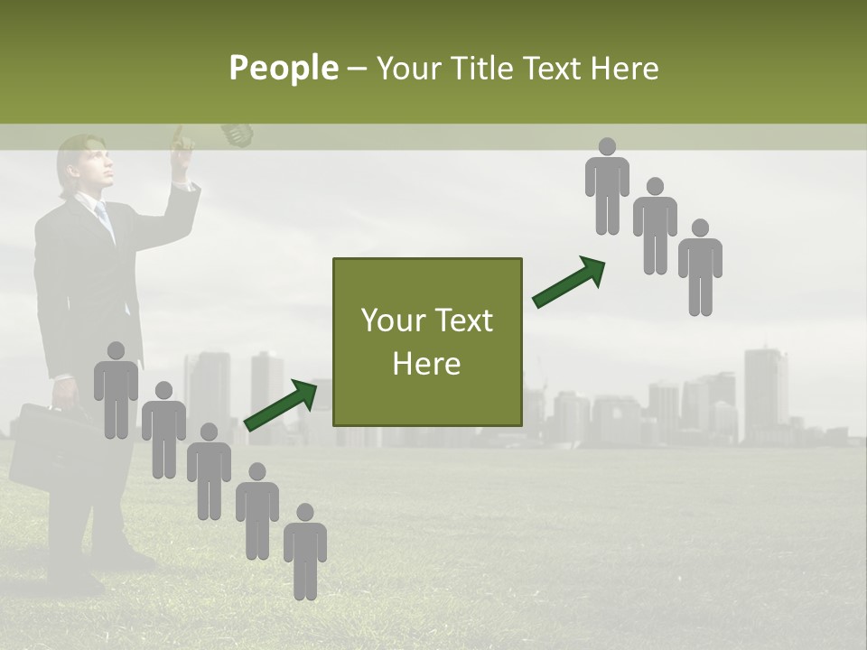 Cloud Creative Hold PowerPoint Template