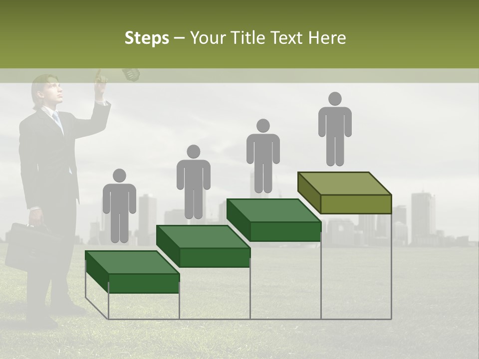 Cloud Creative Hold PowerPoint Template