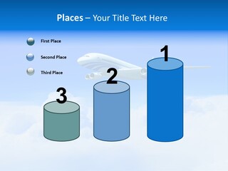 Fly Airplane Falcon PowerPoint Template