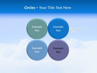 Fly Airplane Falcon PowerPoint Template