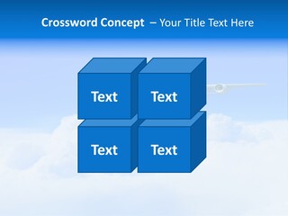 Fly Airplane Falcon PowerPoint Template