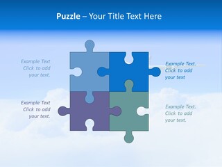 Fly Airplane Falcon PowerPoint Template