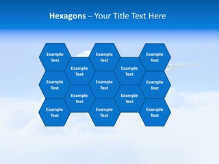 Fly Airplane Falcon PowerPoint Template